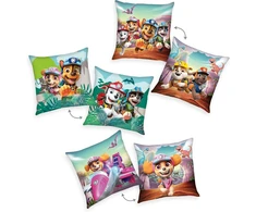 Herding Paw Patrol Dino Rescue pagalvėlė, 40 x 40 cm, 3 vnt. rinkinys, minkšta dekoratyvinė ir miela pagalvėlė vaikams, 100% poliesteris