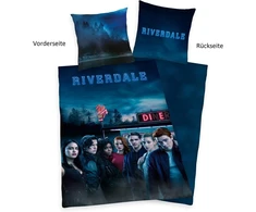 Herding Riverdale reversible patalynės užvalkalų komplektas, pagalvės užvalkalas 80 x 80 cm, antklodės užvalkalas 135 x 200 cm, cotton/renforcé, įvairiaspalvis