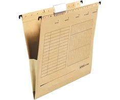 Herlitz 10843373 - pakabinamų segtuvų rinkinys, 25 vnt., rudi, 32 x 23,7 cm