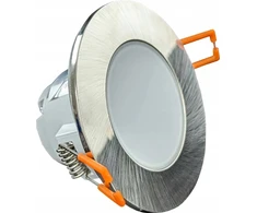 Hermetiškas Led šviestuvas Bono-r chromo spalvos 5w Nw apvalus Gxll025v2 Greenlux