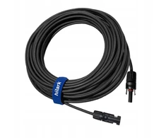 Hilark Saulės energijos prailginimo laidas Mc4 1x4mm², 1m, juodas