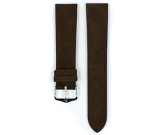 Hirsch unisex laikrodžio apyrankė, nubuko oda, modelis Osiris, 20 mm