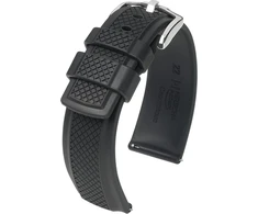 Hirsch vyriškas caoutchouc laikrodžio dirželis, modelis Accent, 20 mm