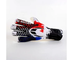 Ho soccer pro evolution squadra negative france unisex suaugusiųjų vartininko pirštinės, mėlyna/balta/raudona, dydis 8