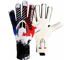 Ho soccer pro evolution squadra negative france unisex suaugusiųjų vartininko pirštinės, mėlyna/balta/raudona, dydis 8
