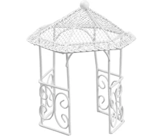 Hobbyfun pavėsinė, apie 14 cm, balta