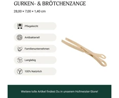 Hofmeister Holzwaren medinės žirklės, ilgis 275 mm, buko mediena