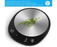 Homebuds 10 kg skaitmeninės virtuvinės svarstyklės, 1 g tikslumu, aukštą tikslumą garantuoja profesionali svarstyklių gamykla nuo 2001 m., skaitmeninės virtuvinės svarstyklės maisto gaminimui ir kepimui, led, 3 x aaa baterijos įtrauktos