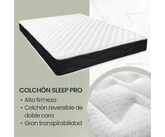 Homey - sleep pro reversible memory foam čiužinys (žiemos vasaros pusė) kietas, vidutinio kietumo, storis 20 cm, apsauga nuo dulkių erkučių, hipoalerginis, 90 x 190 cm