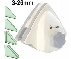 Hooha dvipusė magnetinė langų valymo priemonė su reguliavimu 3-26mm stiklui
