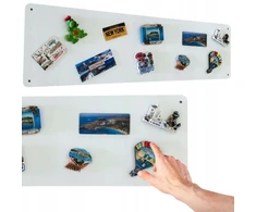 Horizontali magnetinė lenta kelionėms, balta Loft 80x22cm 1vnt. Stalform