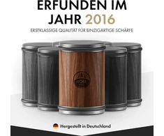 Horl 2 Walnut Roller Sander peilių galąstuvas - virtuvinių peilių galąstuvas itin aštriems ašmenims - peilių galąstuvas - paprastas peilių galandimo rinkinys - 15 ir 20 laipsnių kampui