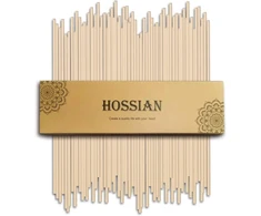 Hossian Stikcs Nendrių difuzorius 19 cm natūralūs difuzoriaus lazdelės eterinių aliejų aromato difuzoriaus lazdelės papildymo pakaitalas aromatiniam kvapui (pagrindinė spalva) 50 vienetų
