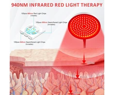 Hottoerak infraraudonųjų spindulių lempa 100 led su pagrindu ir laikmačiu