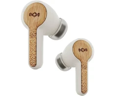 House of Marley Rebel ausinės į ausis su bluetooth, tvariai pagamintos, belaidis garsas, įkraunamos ir su jutikliniu valdymu, 30 valandų grojimo laikas su elegantišku ir nešiojamu įkrovimo dėklu
