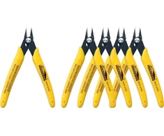 Houseran flush cutter, 5 vnt. 5 colių micro flush replės su spyruokle, šoninio kirpimo replės, mini vielos kirpikliai, modeliavimo replės, flush kirpikliai papuošalų gamybai, plastikiniams modeliams, kabelių raišteliams