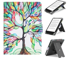 Hoyixi universalus dėklas, skirtas 6,8 colio, 7 colių Kindle elektroninių knygų skaityklėms, suderinamas su Paperwhite 2024-2019/kobo Clara Hd/kobo Clara 2e odinis stovas, apsauginis dėklas, skirtas 6-6,8 colio Pocketbook/tolino/sony