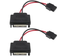 HP 2x Sata 15pin į 6pin Slimline adapterio kabelis kietiesiems diskams