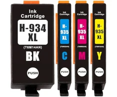 HP 4x Xtec rašalai 934 Xl 935 Xl, skirti Officejet 6230 6820 6830 spausdintuvams