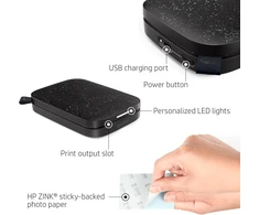 Hp Sprocket Nešiojamas Spausdintuvas - Momentinės Nuotraukos su Jūsų Telefonu