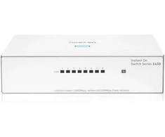 Hpe Networking Instant On Switch Series 1430 - nevaldomas 2 sluoksnio ethernet komutatorius su 8 prievadų gb | 8x 1g | be ventiliatoriaus | eu kabelis (r8r45a#abb)
