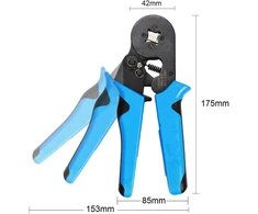 Hsc8 6-4 0.08-10 mm² savaime prisitaikantis vielos antgalių užspaudimo įrankių rinkinys, antgalių užspaudimo replės, vielos nuėmiklis, automatinis užspaudimo įrankis izoliuotiems, neizoliuotiems vielos lynų reketiniams kabelių antgaliams