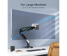 Huanuo monitoriaus laikiklis 13–40 colių ekranams, reguliuojamas monitoriaus laikiklis laiko 2–12 kg, reguliuojamas ekrano laikiklis su Usb prievadu, aukštas monitoriaus laikiklis palaiko Vesa 75/100 mm
