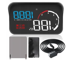 Hud ekranas led projektorius head up display obd2 m10 greičio projektorius