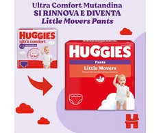 Huggies Ultra Comfort kelnaitės sauskelnės 5 dydis (12-17kg) 68 vnt.