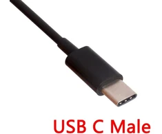 Huhanggod daugiafunkcis Usb C skirstytuvas, 3 viename Type C įkrovimo laidas, Usb C į 3 Usb C prievadus, Type C kištukas į 3 kištukus duomenų įkrovimo laidas mobiliesiems telefonams/android 1.5 m (2 Typec)