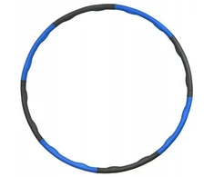 Hula lankas vaikams, 8 dalių, 70 cm, juodas ir mėlynas
