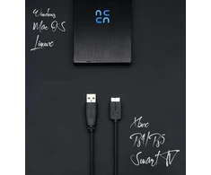 Hurricane Gd25612 išorinis kietasis diskas 1tb talpos 2.5 colio Usb 3.0 Tv Pc Ps4 Ps5 XBOX suderinamas su Windows Mac Linux