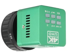 Hy-6210 elektroninis okuliaras, 0.5x adapterio lęšis, 4k įrašymas, 41mp vaizdas, pramoninis mikroskopas, kameros teleskopas, elektroninis okuliaras su nuotoliniu valdymu, numatytasis