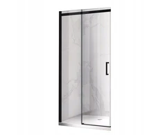 Hydrosan Kz09c juodos dušo durys 115-120 cm 8 mm