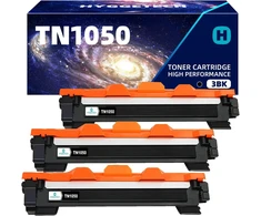 Hyggetech Tn1050 suderinamas tonerio pakaitalas, skirtas Brother Tn1050 3bk Combo Pack, skirtas Brother Dcp-1612w Mfc-1910w Mfc-1810 Dcp-1510 Hl-1112 Hl-1110 Hl-1212w Hl-1210w Dcp-1512