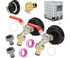 Ibc talpos čiaupas 1/2 colio, S60x6 sriegis, 2 vnt.