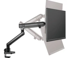Icy Box Ib-ms313-t monitoriaus laikiklis 1 monitoriui iki 32 colių (iki 8kg, Vesa 75 x 75/100 x 100), plieno monitoriaus stovas, pasukamas ir pakreipiamas, tvirtinamas ant stalo viršaus/stalo krašto, juodas