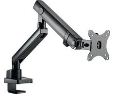 Icy Box Ib-ms313-t monitoriaus laikiklis 1 monitoriui iki 32 colių (iki 8kg, Vesa 75 x 75/100 x 100), plieno monitoriaus stovas, pasukamas ir pakreipiamas, tvirtinamas ant stalo viršaus/stalo krašto, juodas
