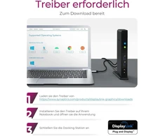 Icybox Ib-dk2241ac universali doko stotis nešiojamam Kompiuteriui/pc