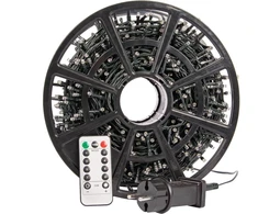 Idena 31115 Led girlianda su 1000 šiltos baltos spalvos Led, 8 valandų laikmačio funkcija, reguliatoriumi ir atmintimi, su kabelio rite, apie 35 m ilgio, rankdarbiams, vakarėlių dekoravimui, kalėdinei dekoracijai, vestuvėms