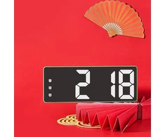 Iegefirm Skaitmeninis Žadintuvas, Led Laikrodis Miegamajam, Elektroninis Stalo Laikrodis su Temperatūros Rodmenimis, Mažas Žalias Laikrodis