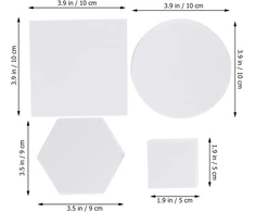 Objektyvas Ifundom 4 vnt. fotografijos fono rekvizitai geometriniai kubo nuotraukų rekvizitai lūpų dažams papuošalams makiažo aksesuarams modeliavimui