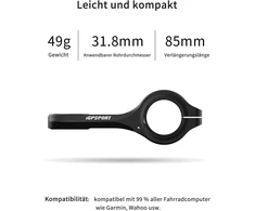 Igpsport M80 dviračio kompiuterio laikiklis, tvirtinamas ant vairo su adapteriais, skirtas Igs630s Bsc100s Bsc300 dviračių kompiuteriams, dviračių priedai, dviračio kompiuterio laikiklis (m80)