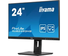 Iiyama Prolite Xub2493hs-b6 60.5 cm 23.8 colių Ips Led monitorius Full Hd 100hz Hdmi Dp Slim-line aukščio reguliavimas Pivot Juodas