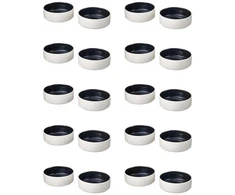 Ikea 2 vnt. Ombonad dubenėliai - tamsiai pilki, 15 cm