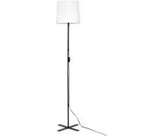Ikea Barlast grindų šviestuvas, juodas/baltas, 150 cm