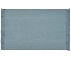Ikea Sortso Mėlynas plokščiaaustis kilimas 55x85