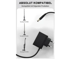 Įkroviklis Grundig Vch 9632, 9832, 9932 dulkių siurbliams