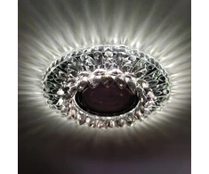 Įleidžiamas halogeninis lubinis šviestuvas su led juosta gu10