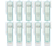 IMA 10x Isum Infinity Crystal Clear Montavimo klijai 310ml Bespalviai Itin stiprūs